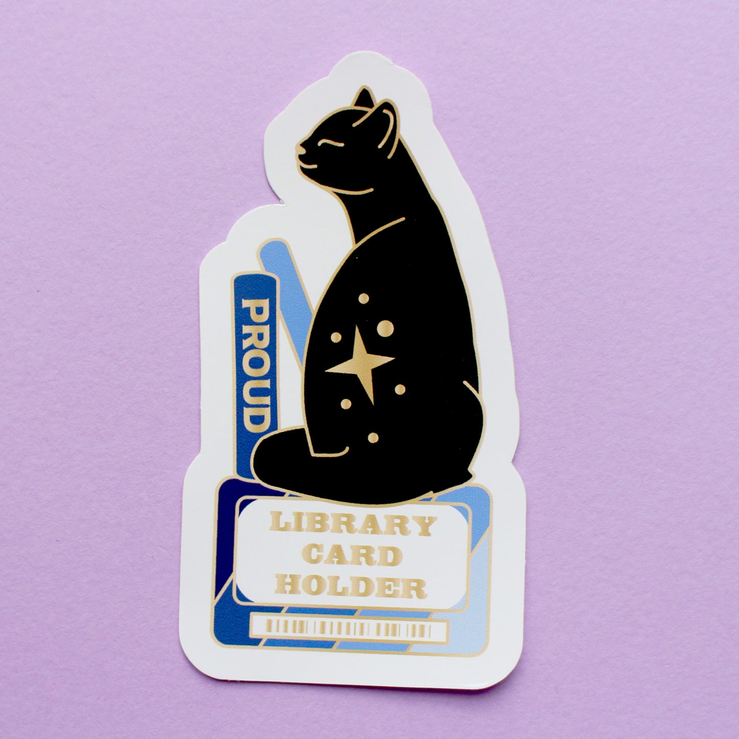 Book cats single stickers