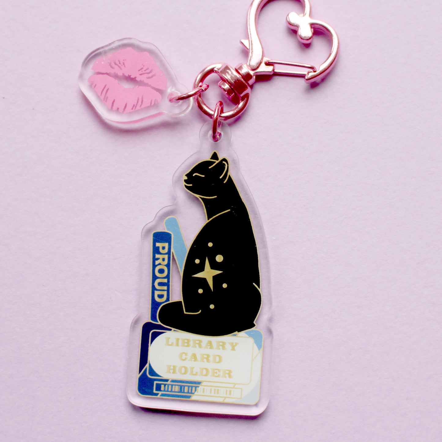 Book Cat Key Chains
