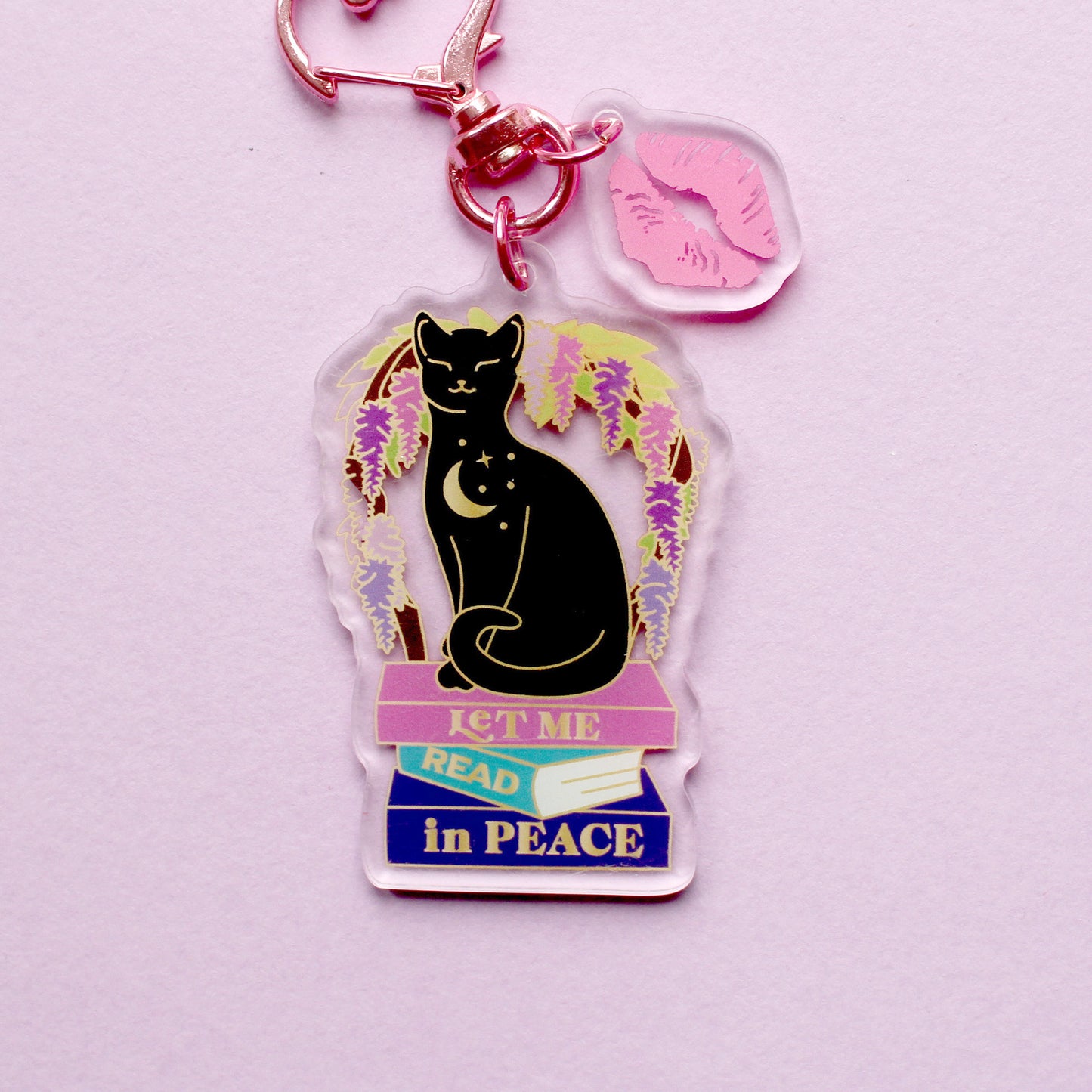 Book Cat Key Chains