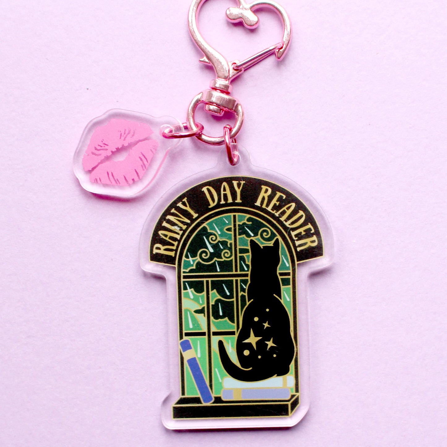 Book Cat Key Chains