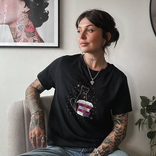 Just One More Page Cat T-Shirt