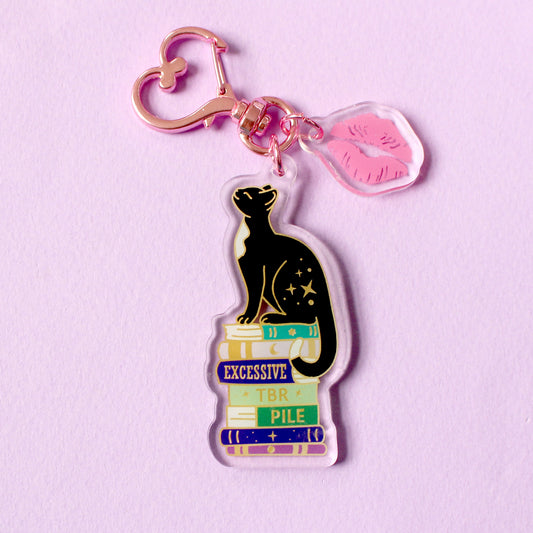 Excessive TBR Cat Key chain