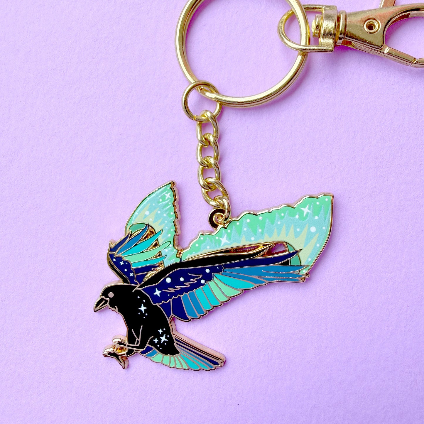 Northern Lights keychain