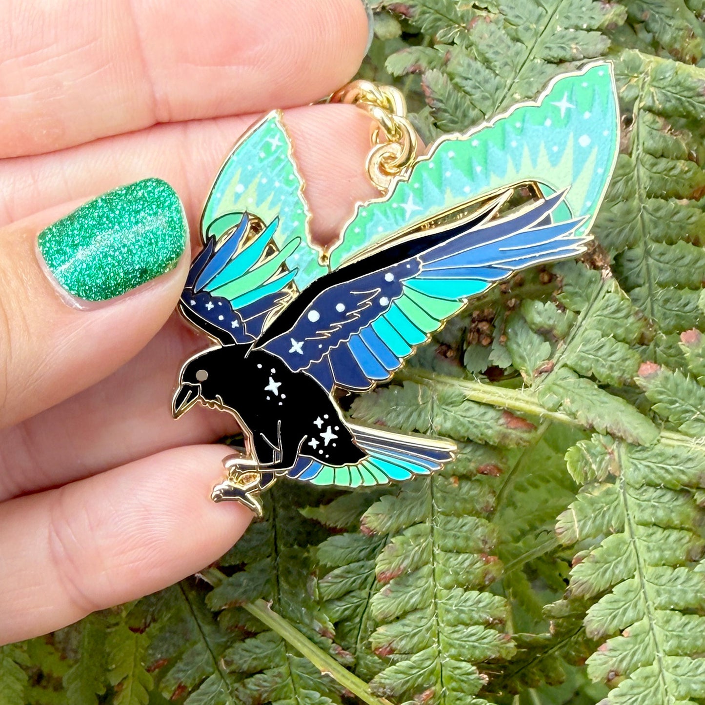 Northern Lights keychain