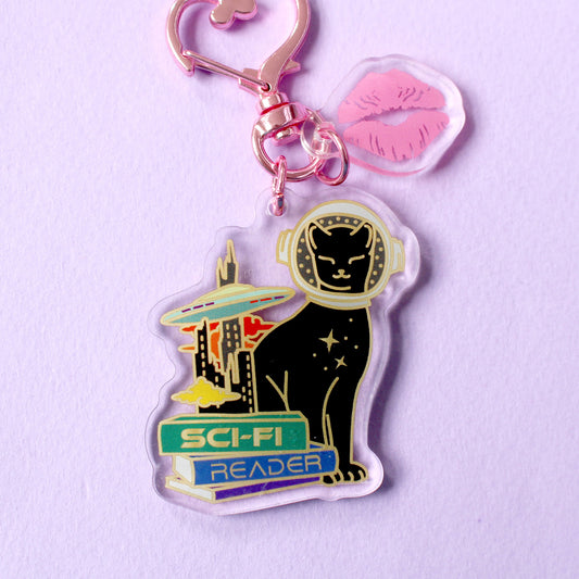 SciFi Cat Key chain