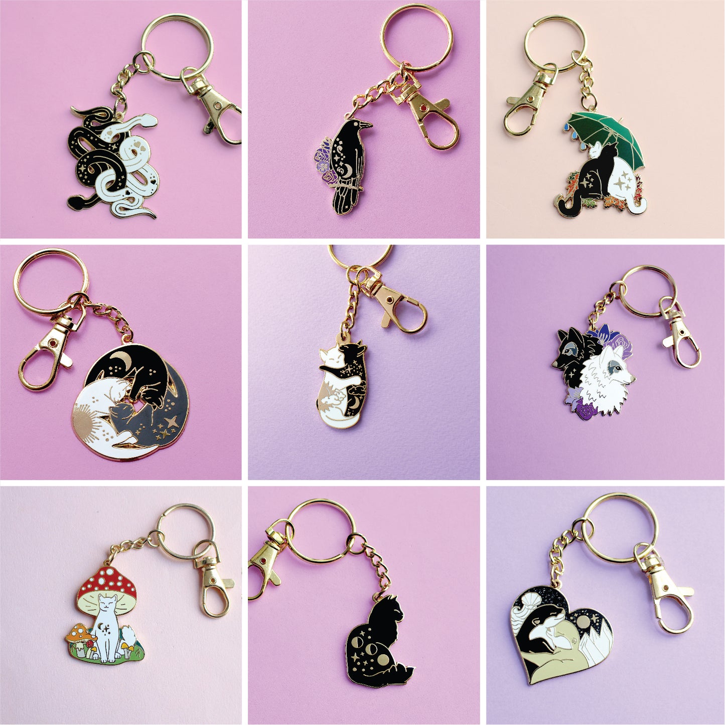 Northern Lights keychain