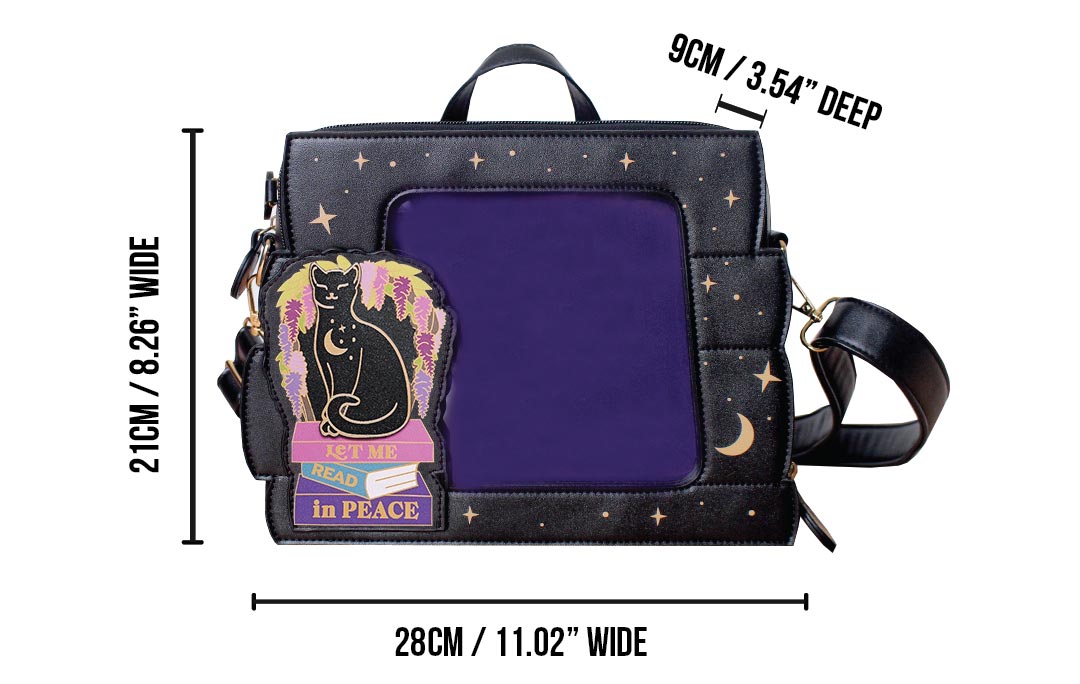 Excessive TBR Pile Cat Vegan Leather ITA Bag