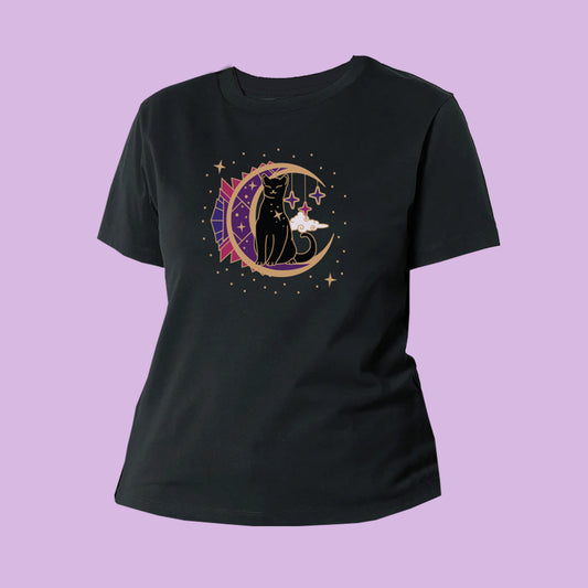 SECONDS: Deco Moon Cat T-Shirt
