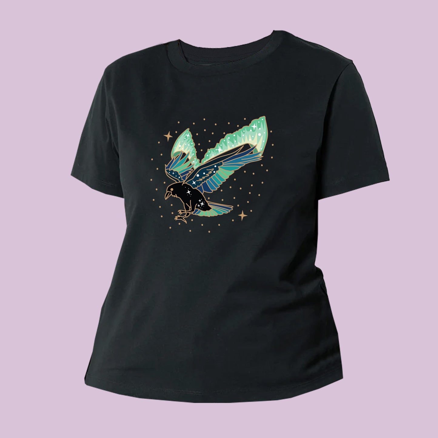 Northern Lights Raven T-Shirt