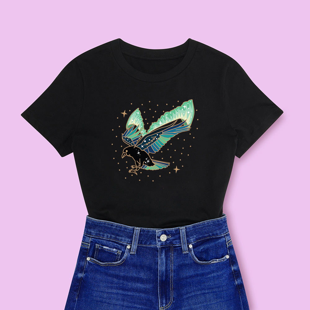 Northern Lights Raven T-Shirt