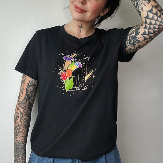 Tulip Cat: Rainbow Pride T-Shirt