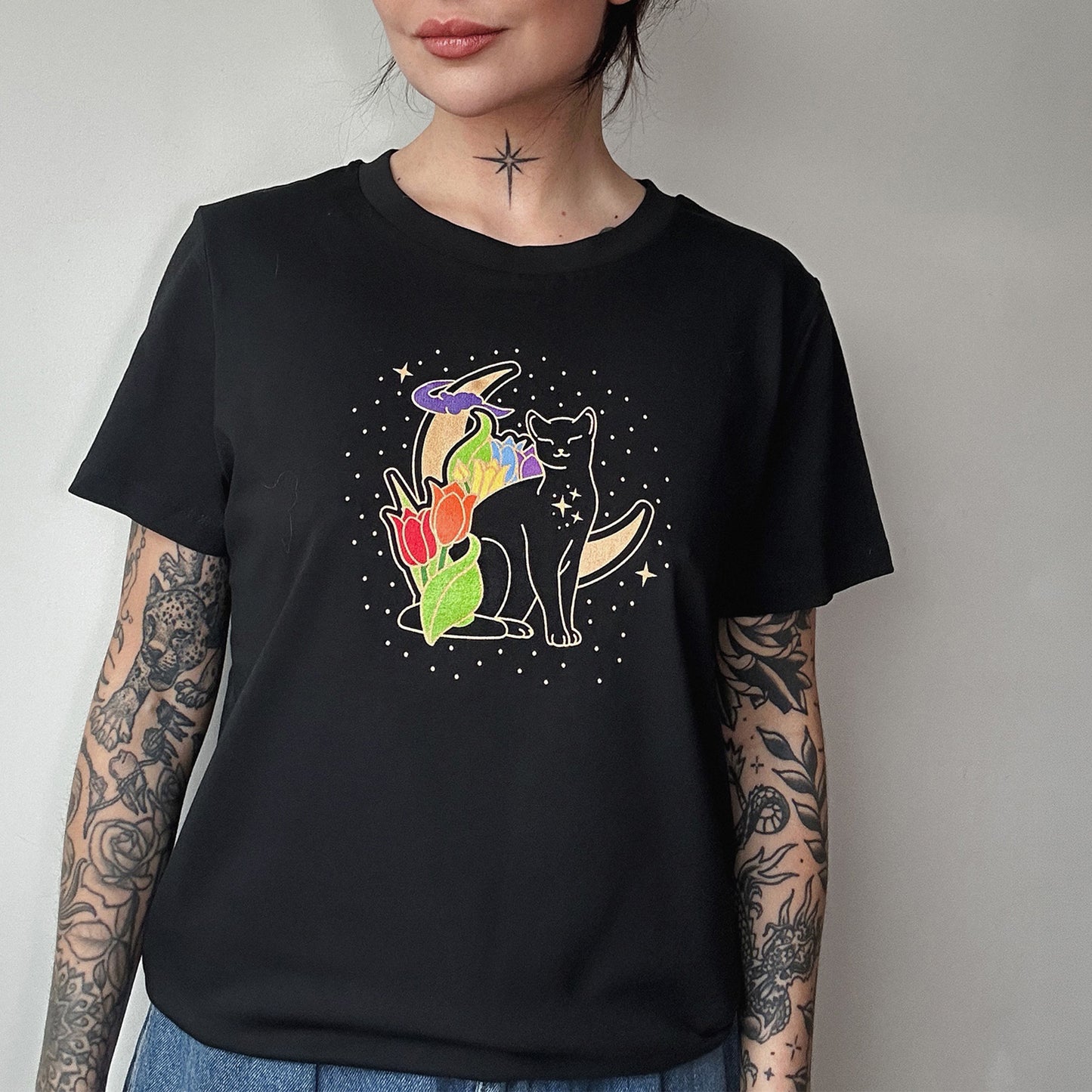 Tulip Cat: Rainbow Pride T-Shirt