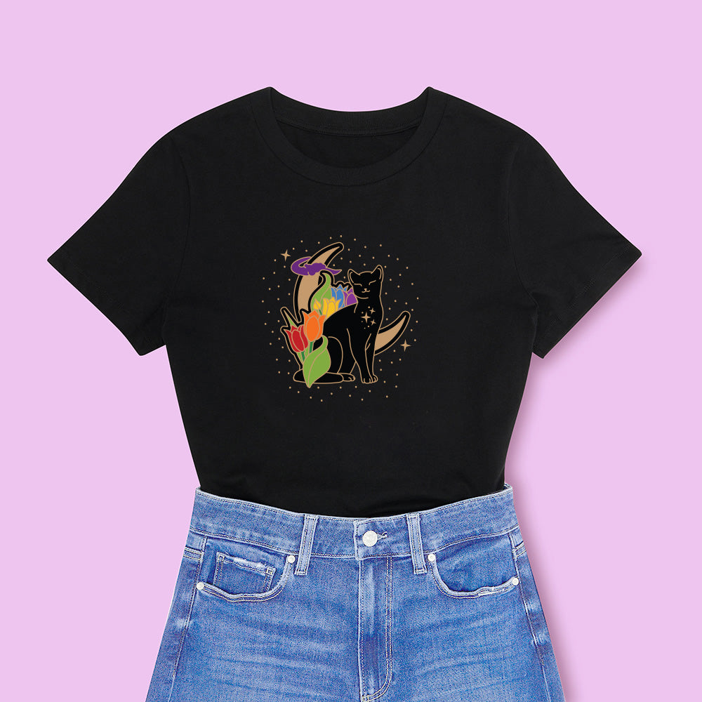 Tulip Cat: Rainbow Pride T-Shirt