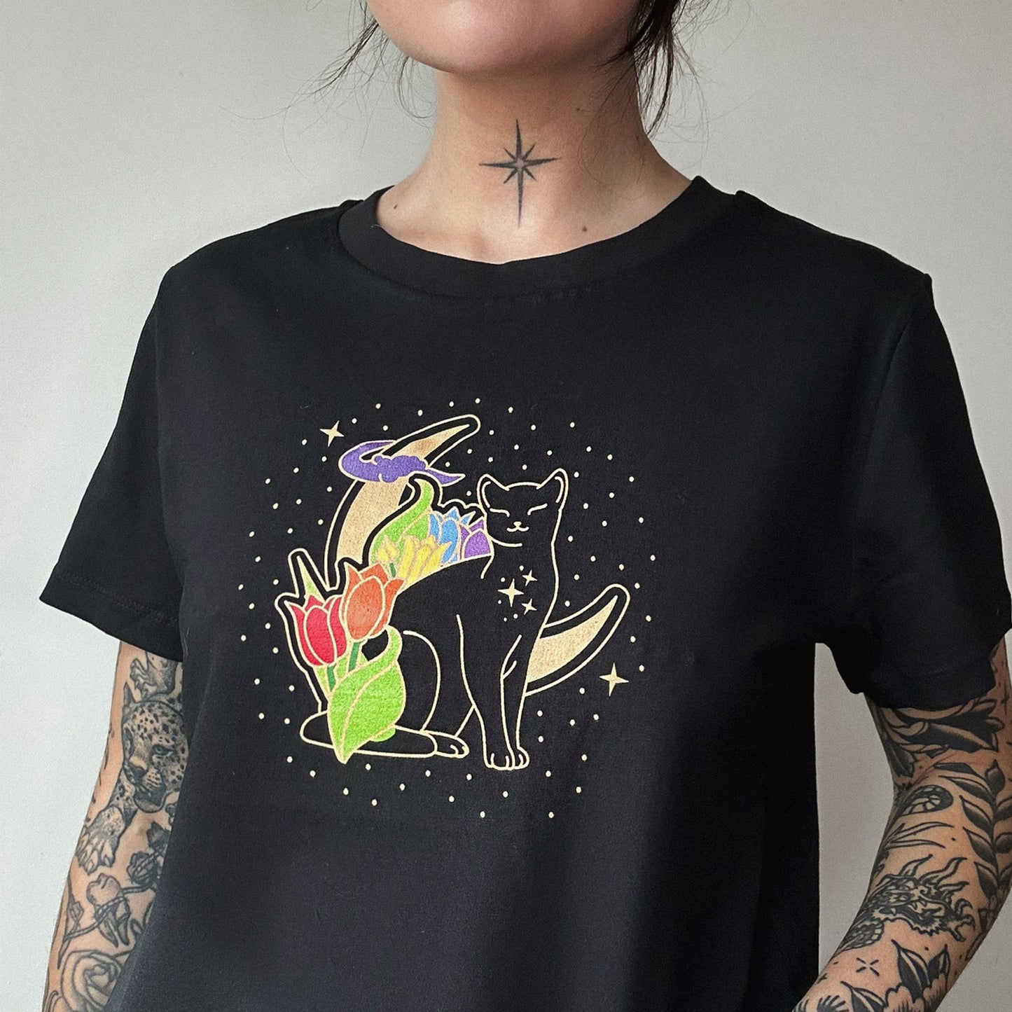 Tulip Cat: Rainbow Pride T-Shirt