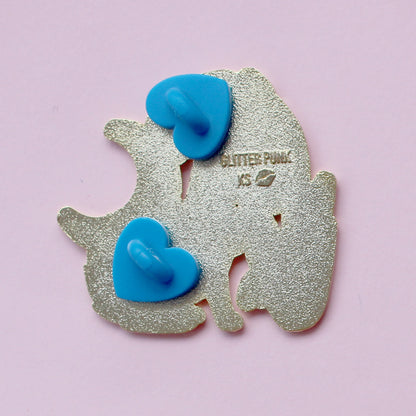 Bluebell Cat Enamel Pin: MLM Pride