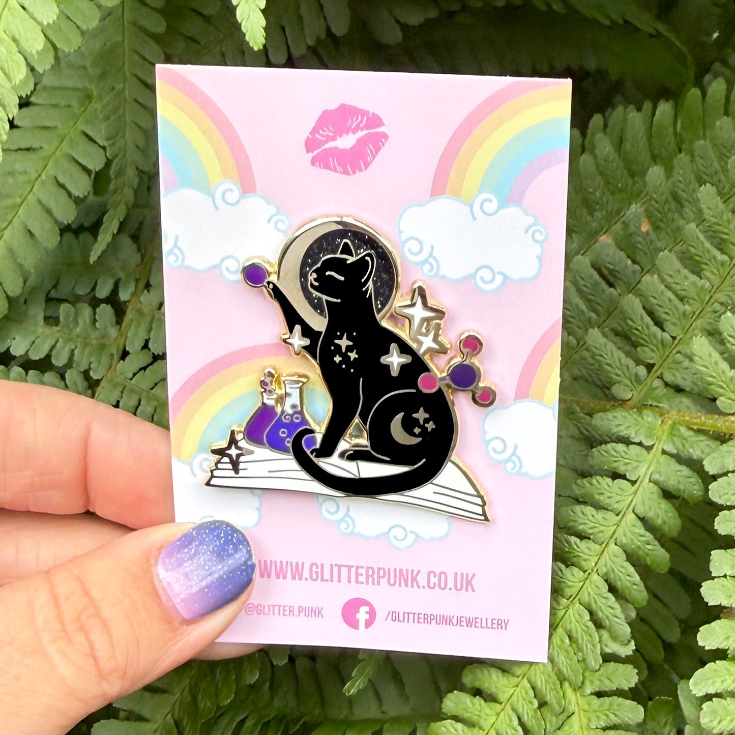 Science Cat Enamel Pin