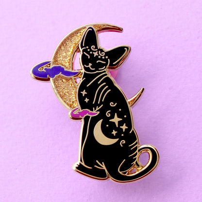 Sphynx Cat Enamel Pin