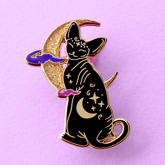 Sphynx Cat Enamel Pin