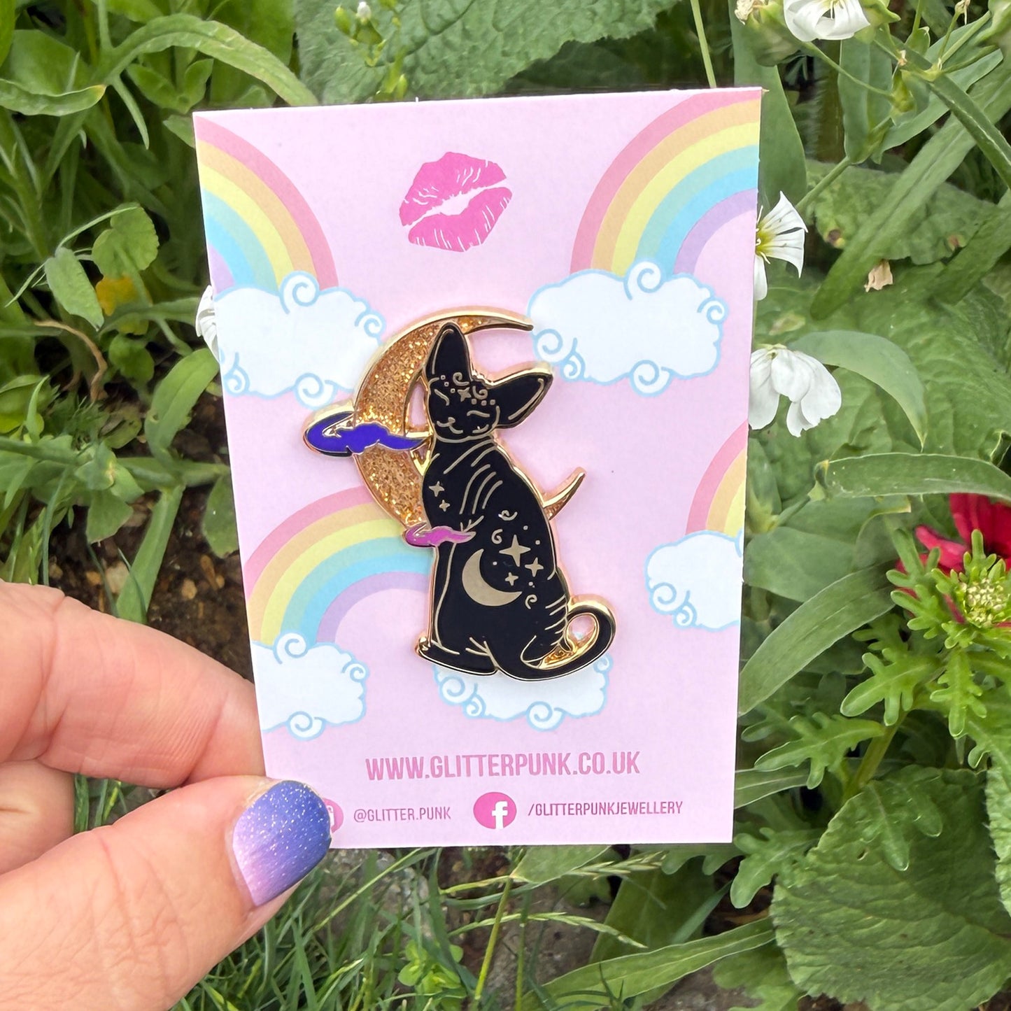 Sphynx Cat Enamel Pin