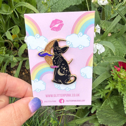 Sphynx Cat Enamel Pin