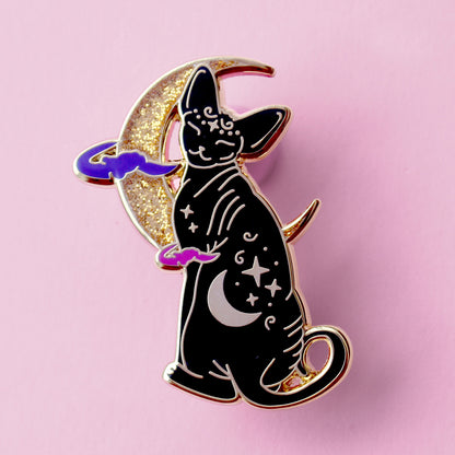 Sphynx Cat Enamel Pin