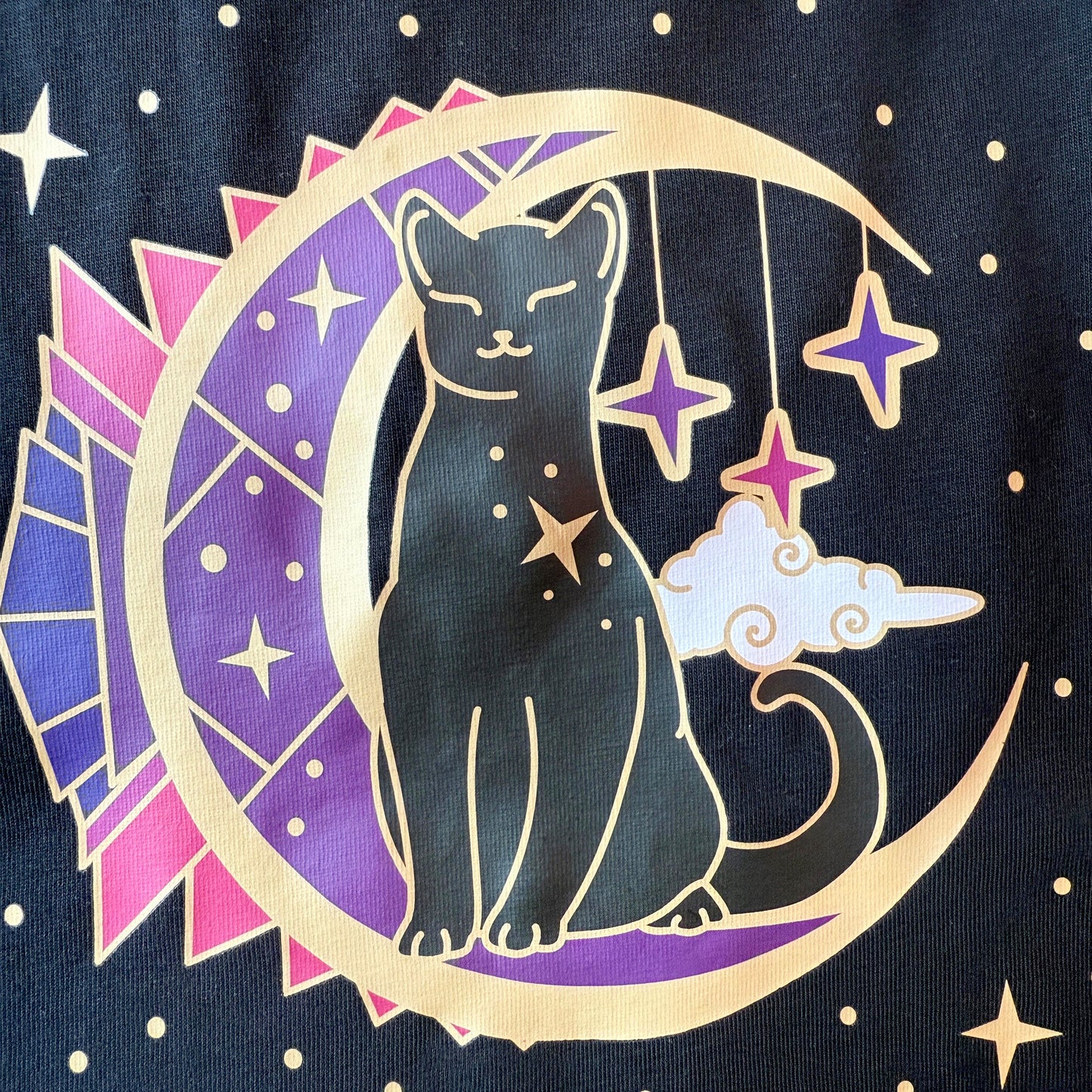 SECONDS: Deco Moon Cat T-Shirt