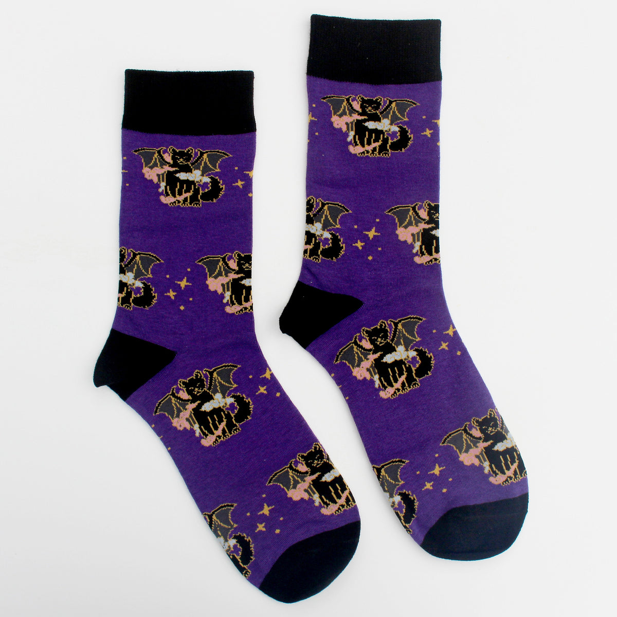 Halloween Vampire Cat Socks