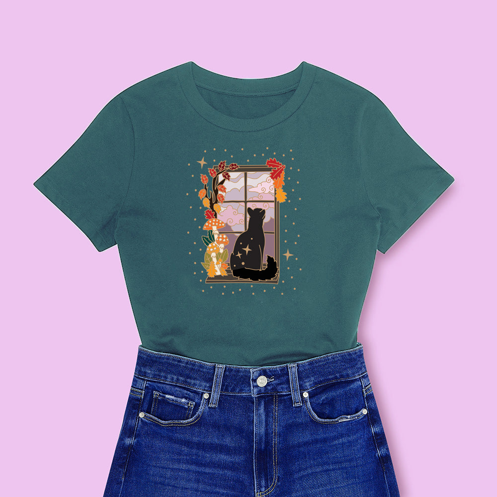Window Cat T-Shirt