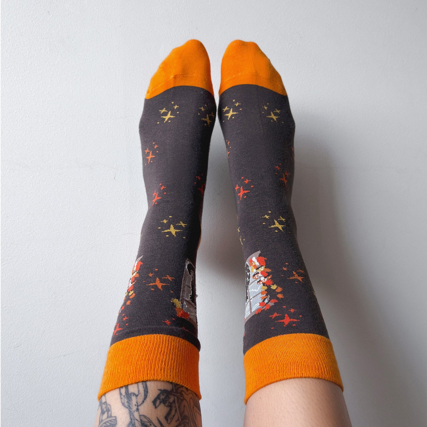 Window Cat Socks