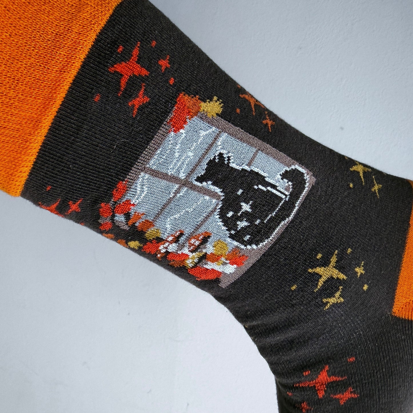 Window Cat Socks