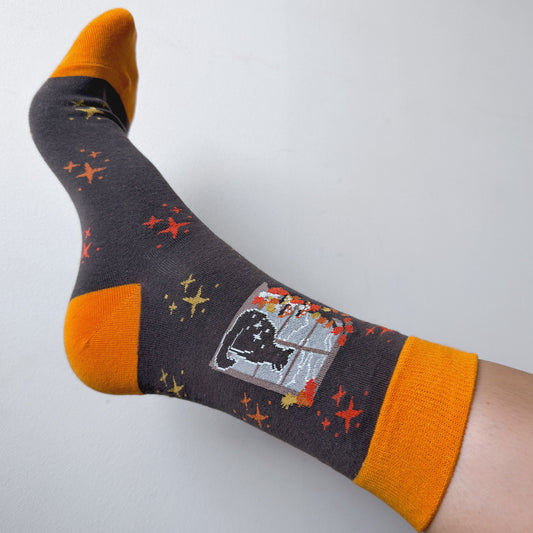 Window Cat Socks