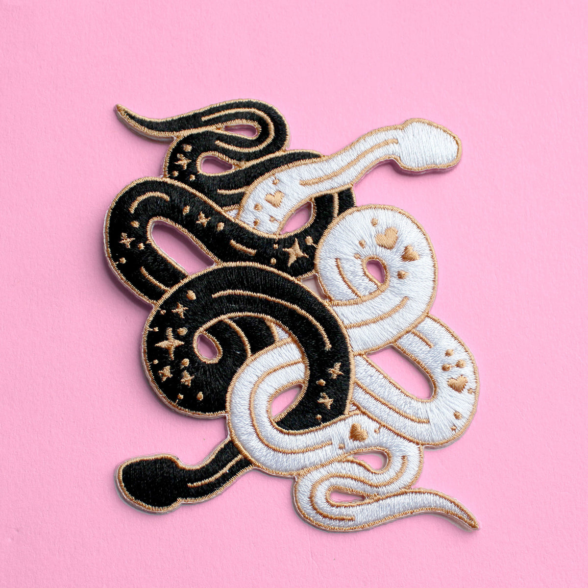 Snakes Iron-on patch – Glitter Punk