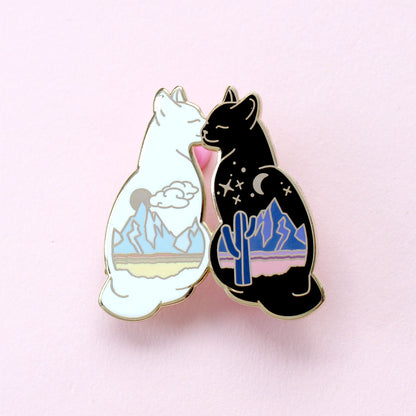 Desert Cats Enamel pin