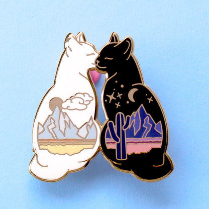 Desert Cats Enamel pin