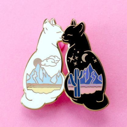 Desert Cats Enamel pin