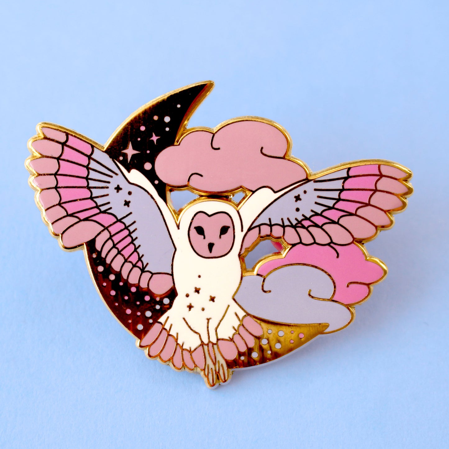 The Midnight Owl enamel pin