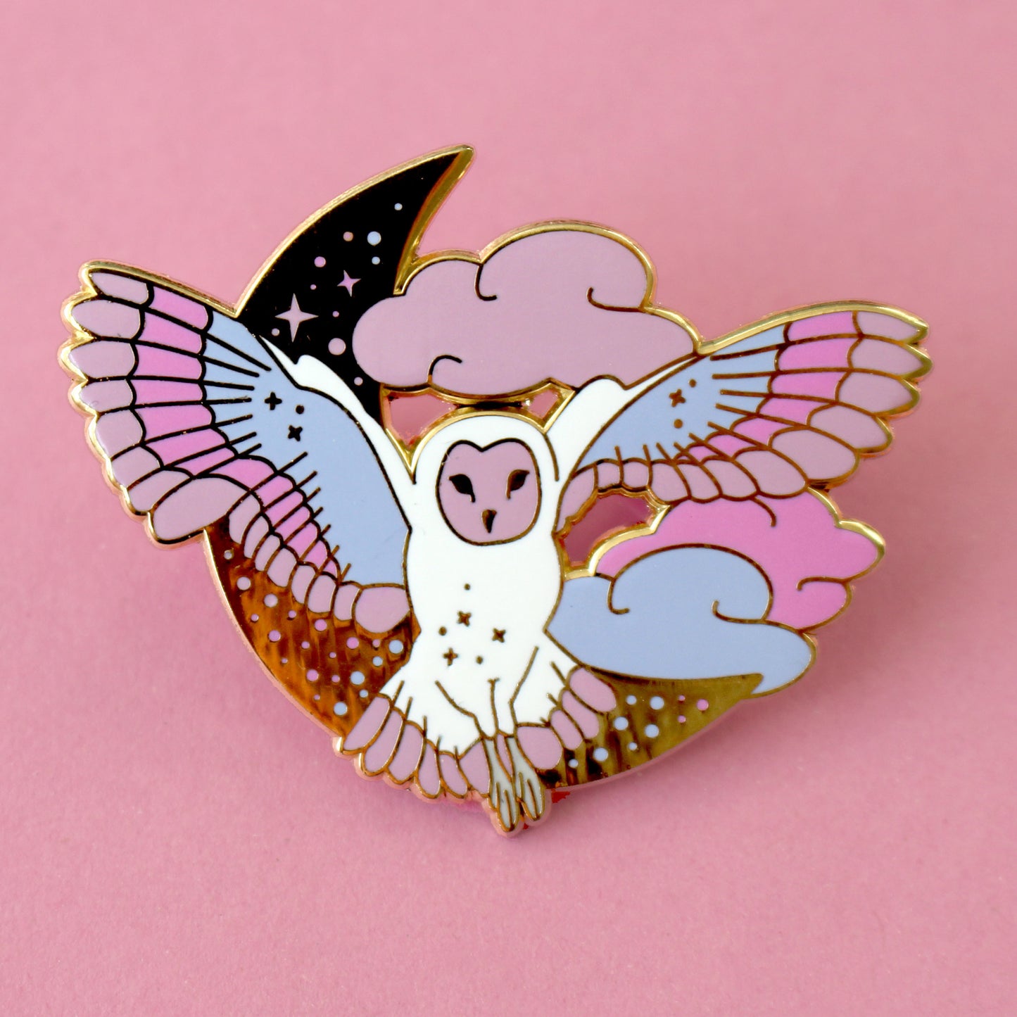 The Midnight Owl enamel pin