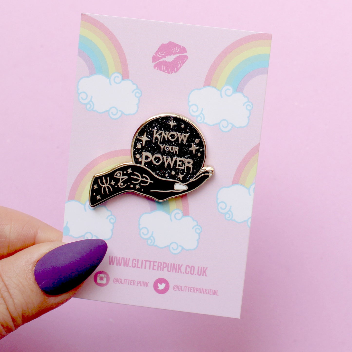 Know your Power Enamel Pin