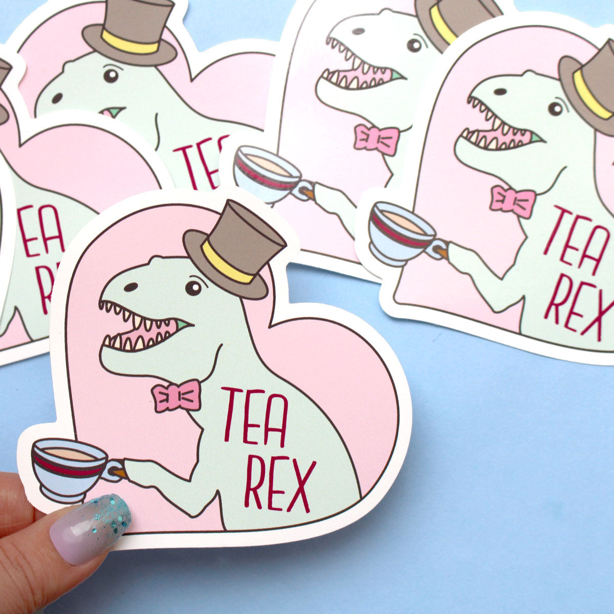 Tea Rex Sticker