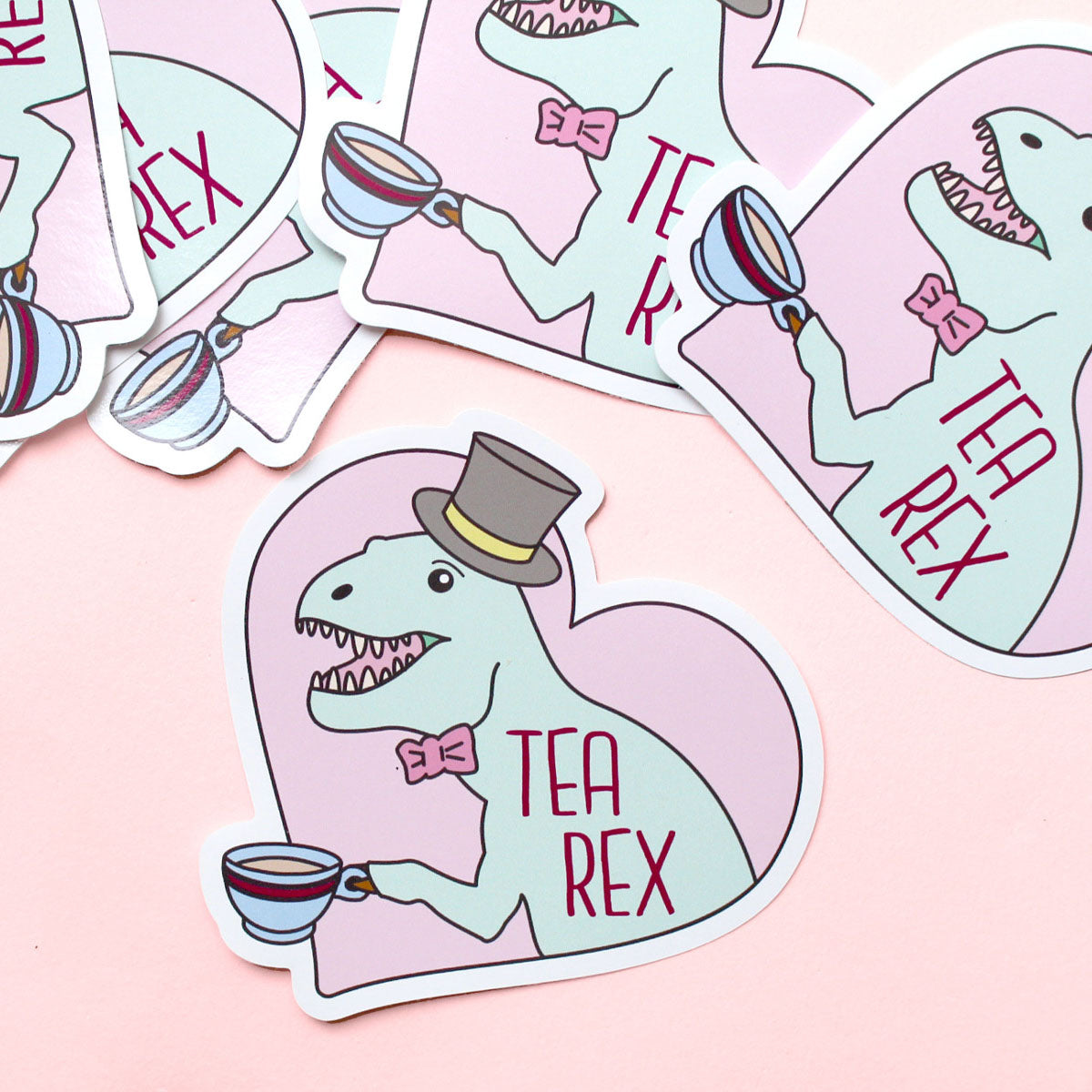 Tea Rex Sticker