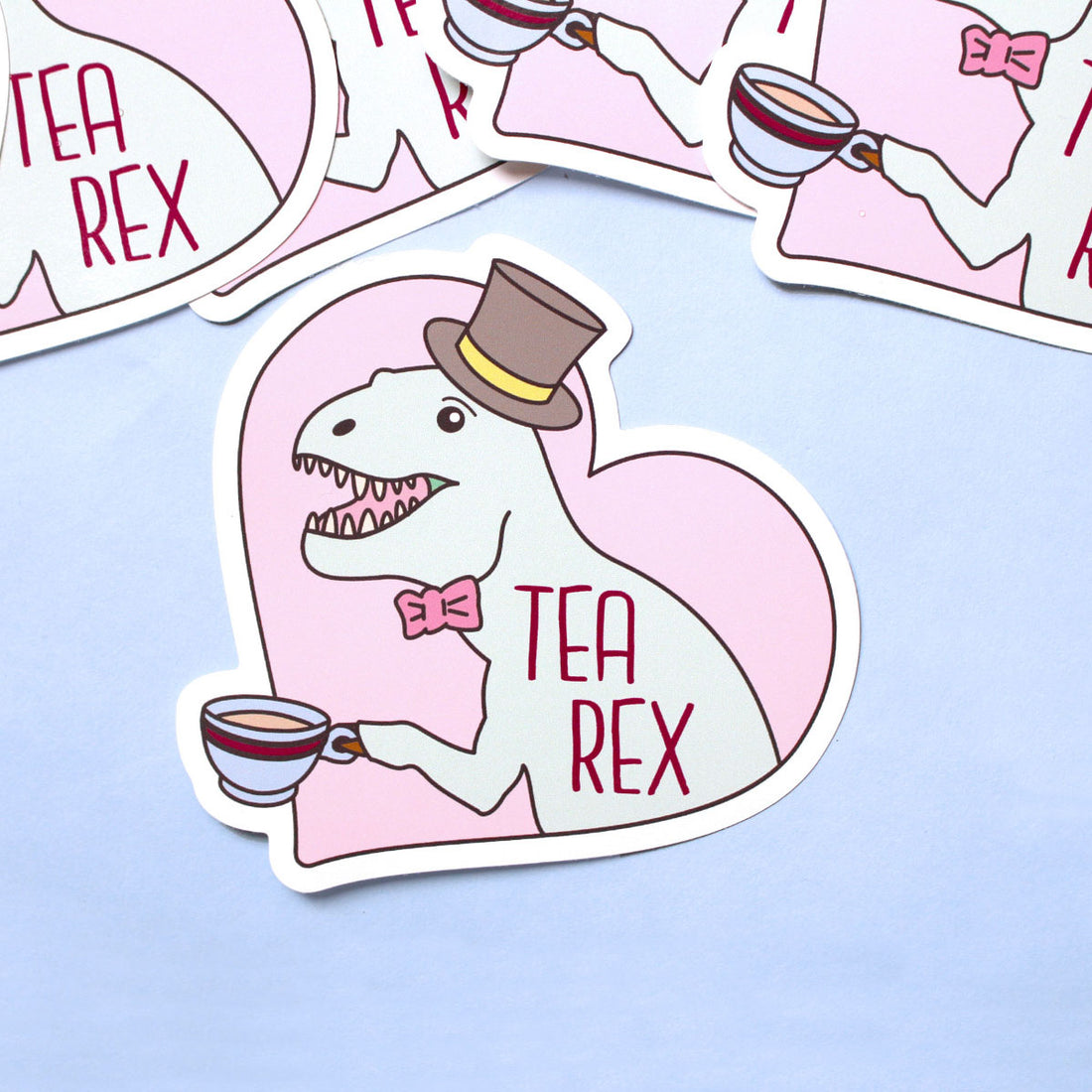 Tea Rex Sticker – Glitter Punk